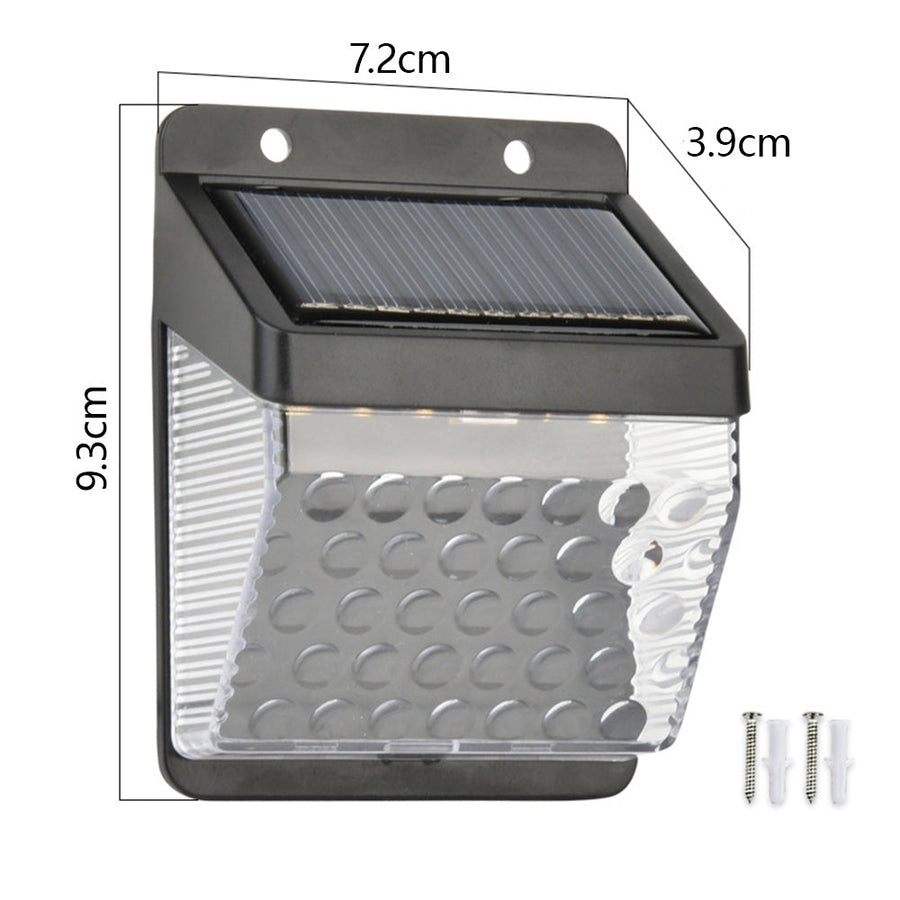 Solar Powered IP65 Outdoor Wall Light for Garden and Patio-Lighting > Outdoor Lighting-casanuva-casanuva