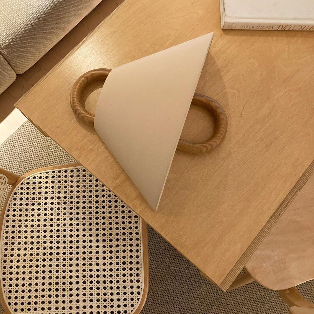 Solid Wood Pleated Semi-Circle Wall Sconce Lamp 1-Light-Lighting > Wall Lights-casanuva-casanuva