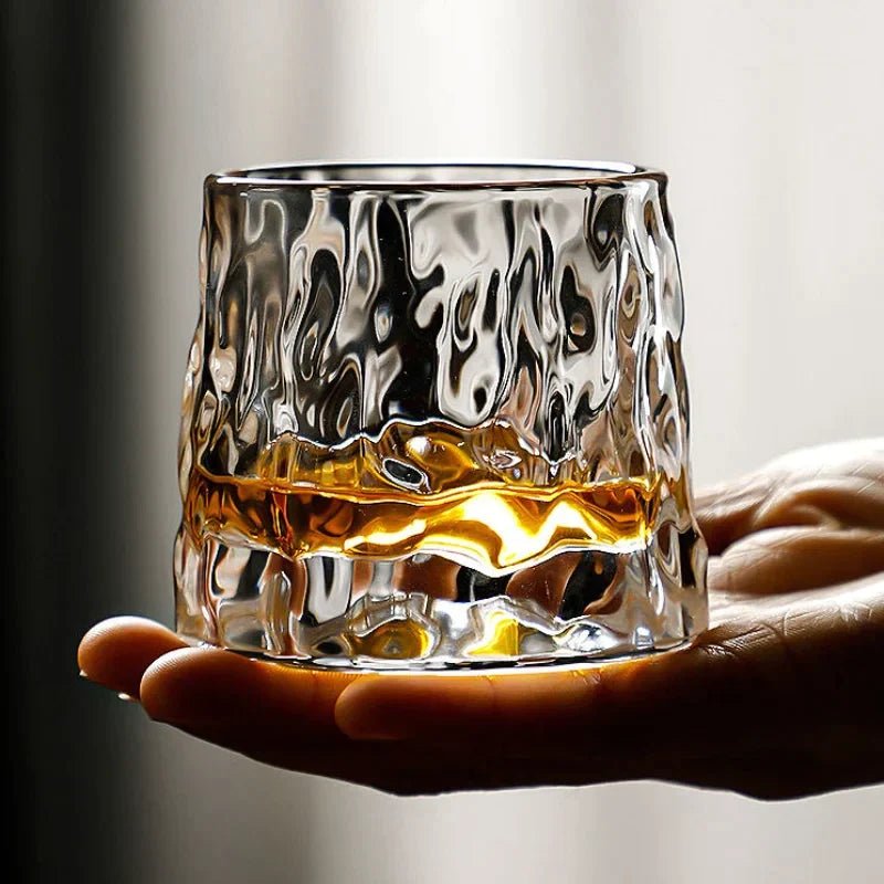 Spinning Whiskey Glasses for Enhanced Drinking Experience-Kitchen & Dining > Tableware-casanuva-Imperial Forge-1 Piece-casanuva