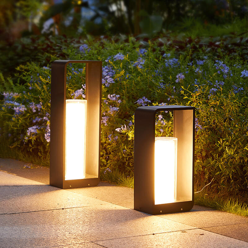 Square Frame Stainless Steel LED Waterproof Outdoor Landscape Light-Lighting > Outdoor Lighting-casanuva-casanuva