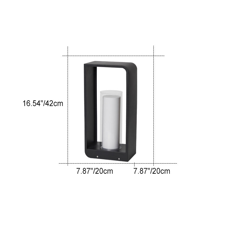 Square Frame Stainless Steel LED Waterproof Outdoor Landscape Light-Lighting > Outdoor Lighting-casanuva-casanuva