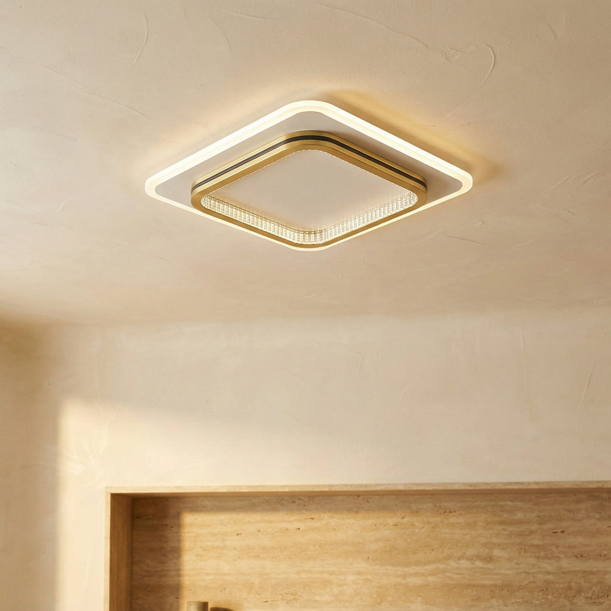 Square LED Ceiling Light for Bedroom-Lighting > Ceiling Lights-casanuva-casanuva