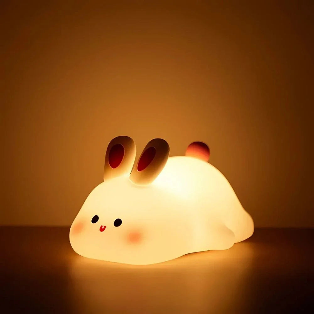 SqueezeBuddies Night Light LED Soft Glow-Lighting > Ambient Lighting-casanuva-Happy Bunny-casanuva