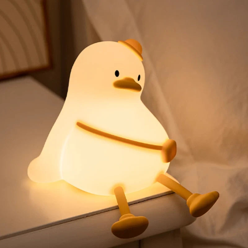 SqueezeBuddies Night Light LED Soft Glow-Lighting > Ambient Lighting-casanuva-School Duck-casanuva
