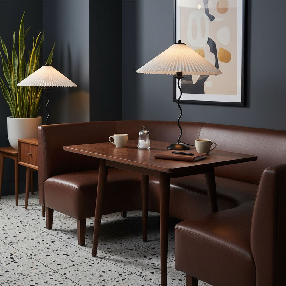 Squiggle Table Lamp with Unique Curved Design-Lighting > Table Lamps-casanuva-casanuva