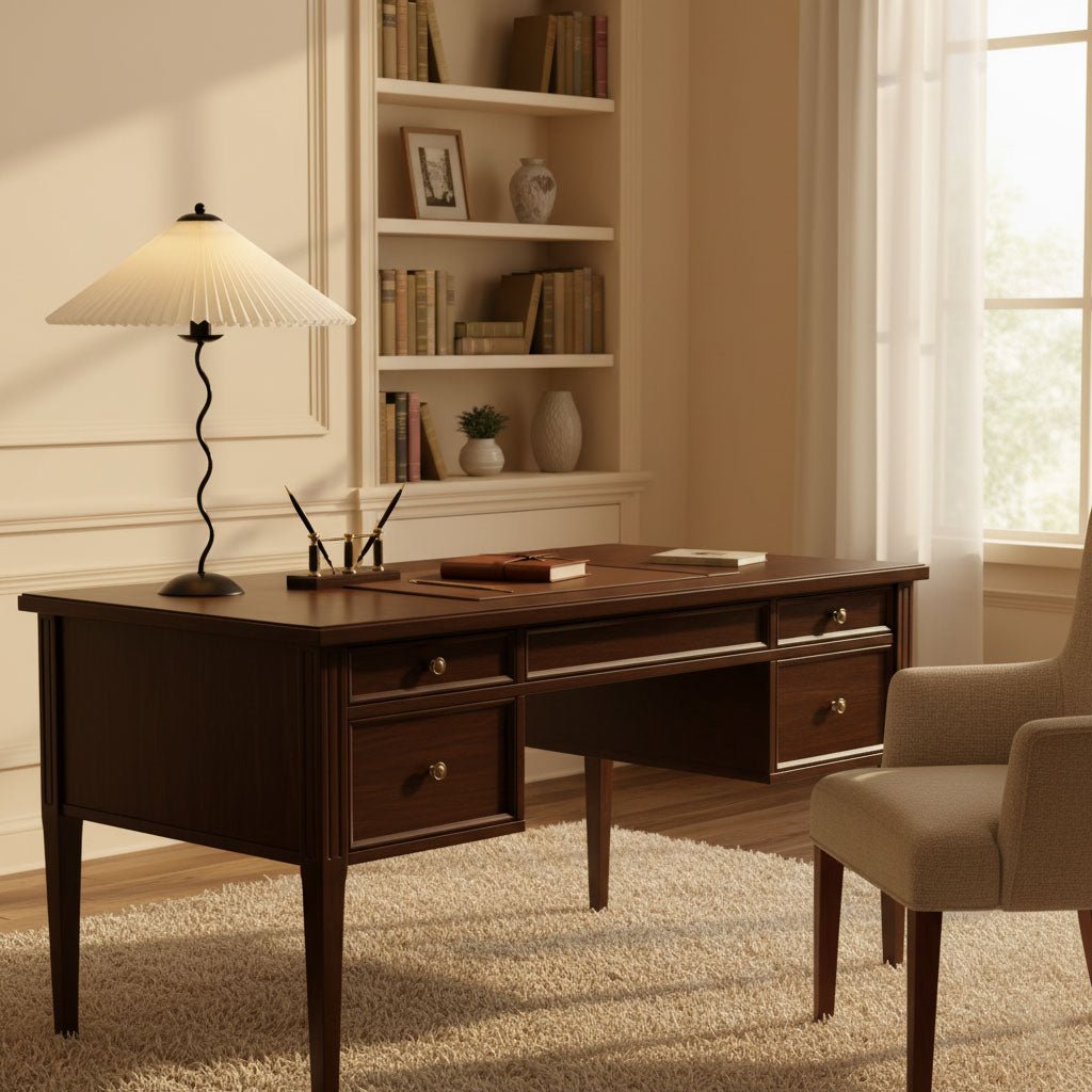 Squiggle Table Lamp with Unique Curved Design-Lighting > Table Lamps-casanuva-casanuva