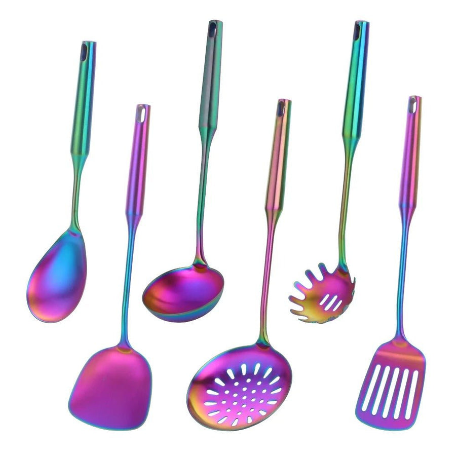 Stainless Steel Cooking Utensils Set 7-Piece Stockholm Lattea-Kitchen & Dining > Cooking Utensils-casanuva-casanuva
