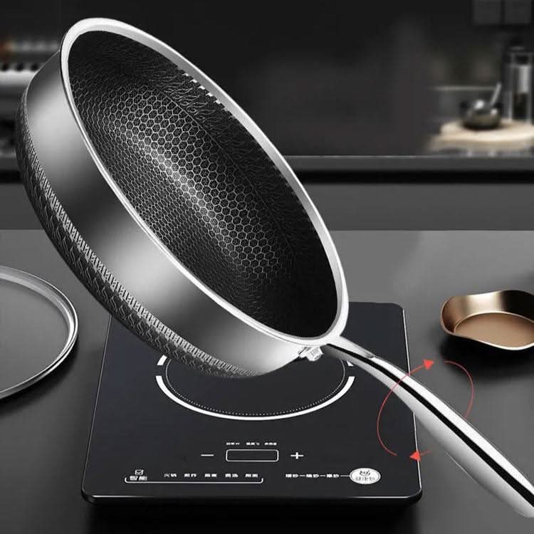 Stainless Steel Frying Pan Energy Saving Durable Cooking Tool-Kitchen & Dining > Cookware-casanuva-28 cm-casanuva