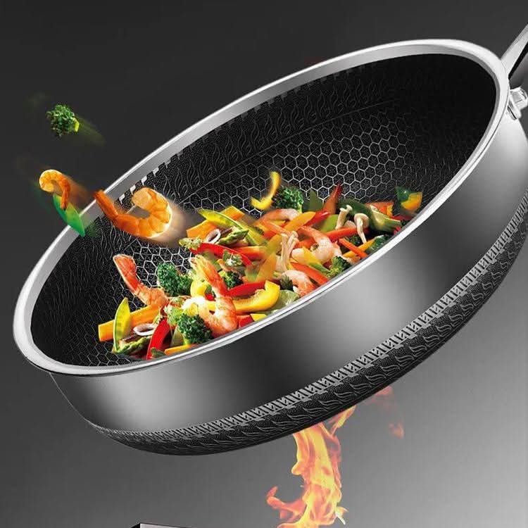 Stainless Steel Frying Pan Energy Saving Durable Cooking Tool-Kitchen & Dining > Cookware-casanuva-casanuva