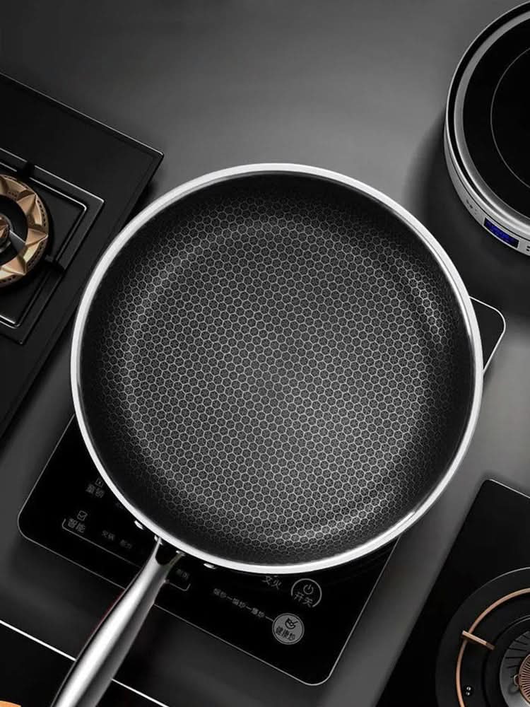 Stainless Steel Frying Pan Energy Saving Durable Cooking Tool-Kitchen & Dining > Cookware-casanuva-30 cm-casanuva