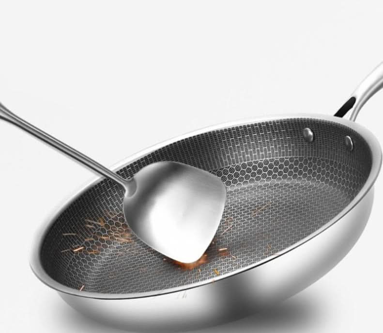 Stainless Steel Non-Stick Frying Pan for Effortless Cooking-Kitchen & Dining > Cookware-casanuva-casanuva