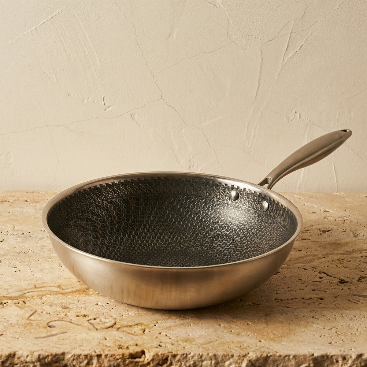 Stainless Steel Non-Stick Frying Pan for Effortless Cooking-Kitchen & Dining > Cookware-casanuva-casanuva