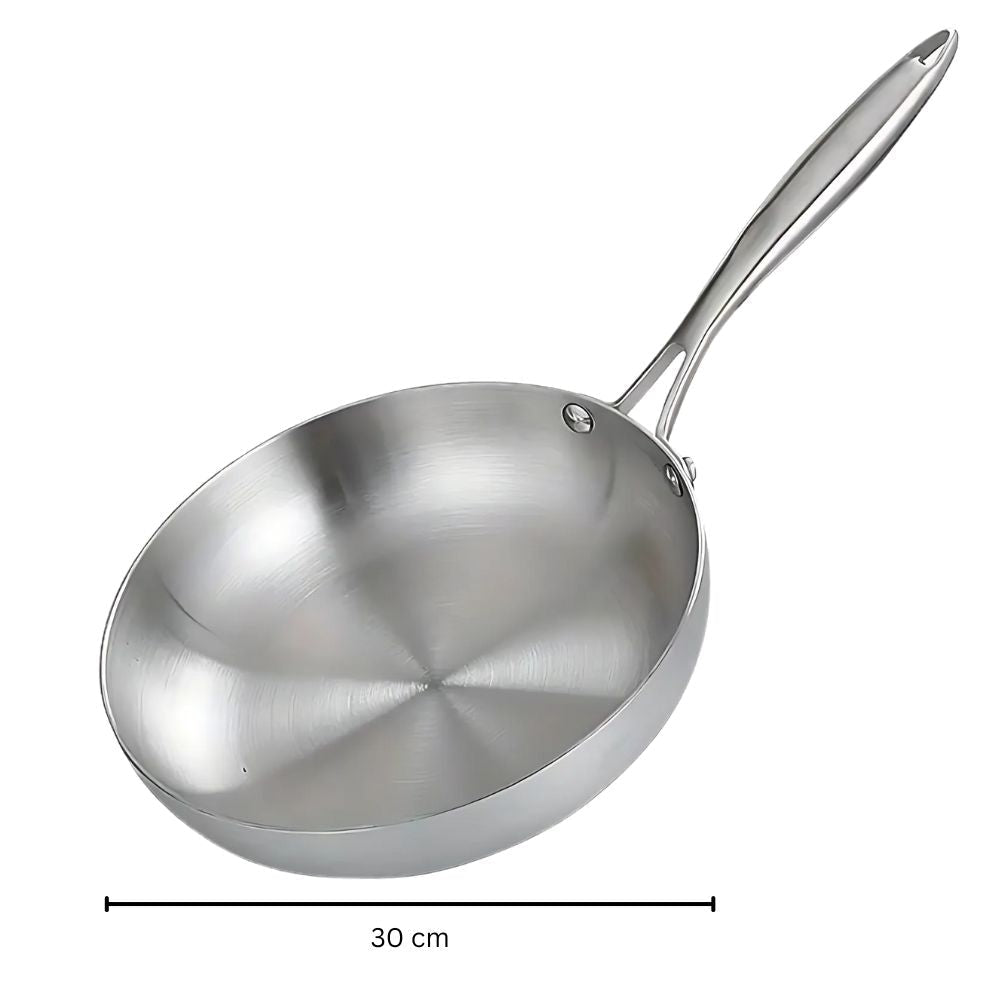 Stainless Steel Nonstick Frying Pan-Kitchen & Dining > Cookware-casanuva-11.8"-casanuva