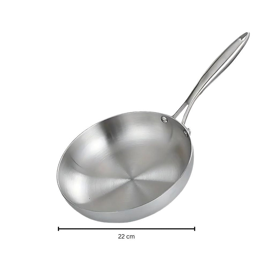 Stainless Steel Nonstick Frying Pan-Kitchen & Dining > Cookware-casanuva-8.6"-casanuva