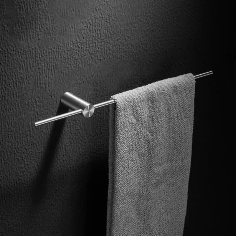 Stainless Steel Wall Towel Bar-Bedding & Bath > Bathroom Accessories-casanuva-Brushed Nickel-Full Bar-casanuva