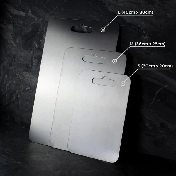 Steel Cutting Board Non-Toxic Safe Chopping Surface-Kitchen & Dining > Cutting Boards-casanuva-casanuva