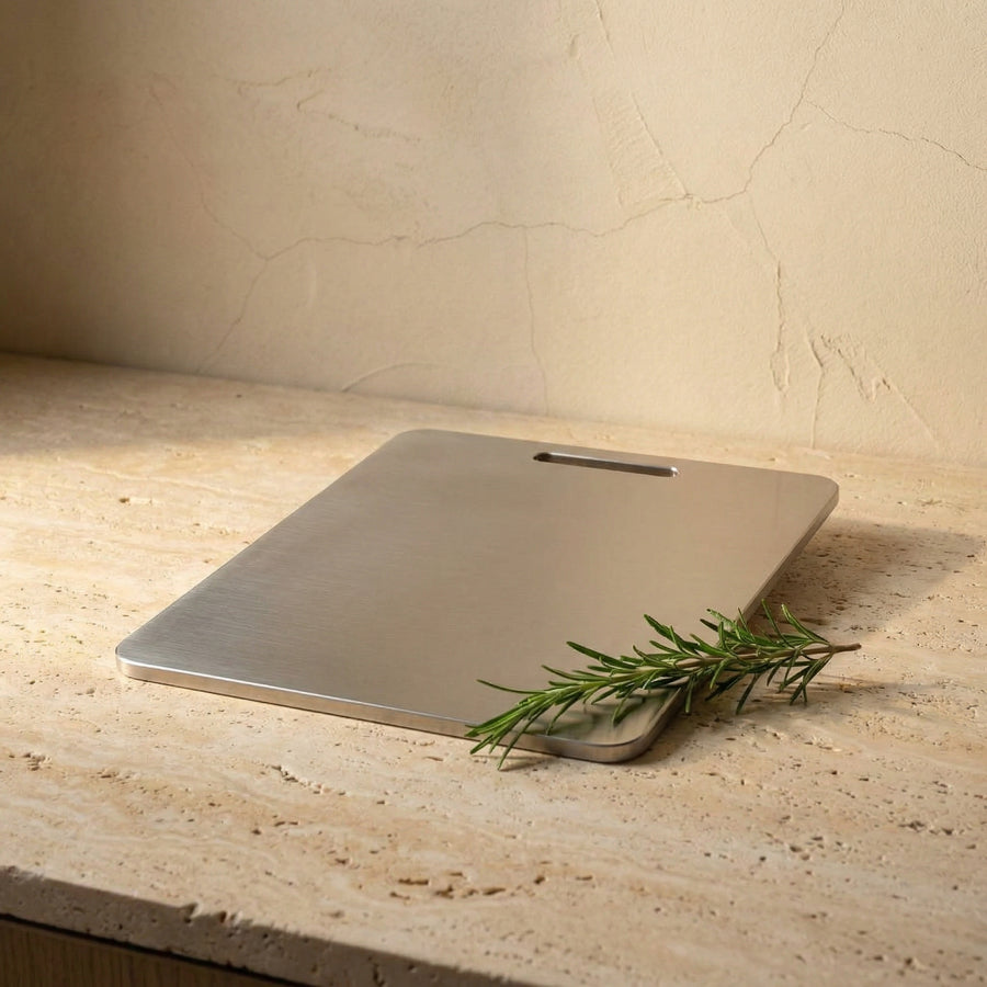 Steel Cutting Board Non-Toxic Safe Chopping Surface-Kitchen & Dining > Cutting Boards-casanuva-casanuva