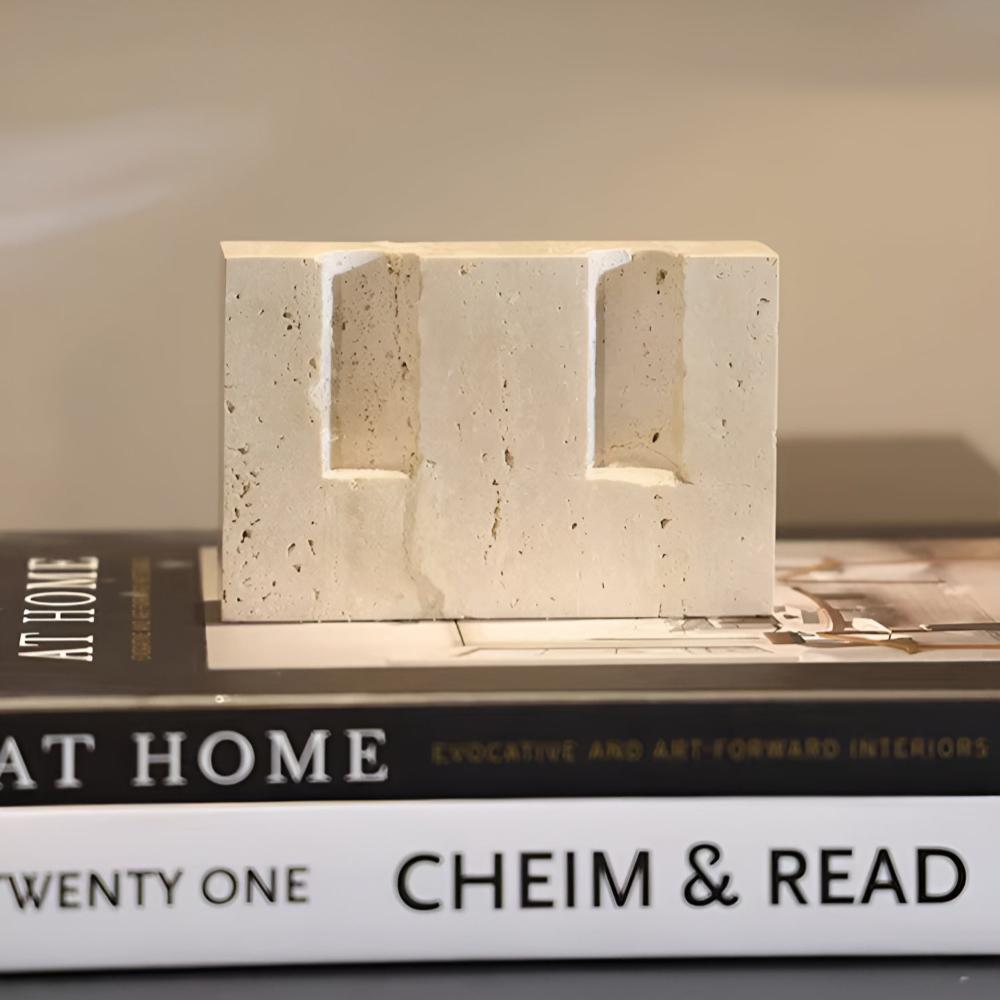 Stone Candle Stand Timeless Glow-Home Decor > Candle Holders-casanuva-casanuva