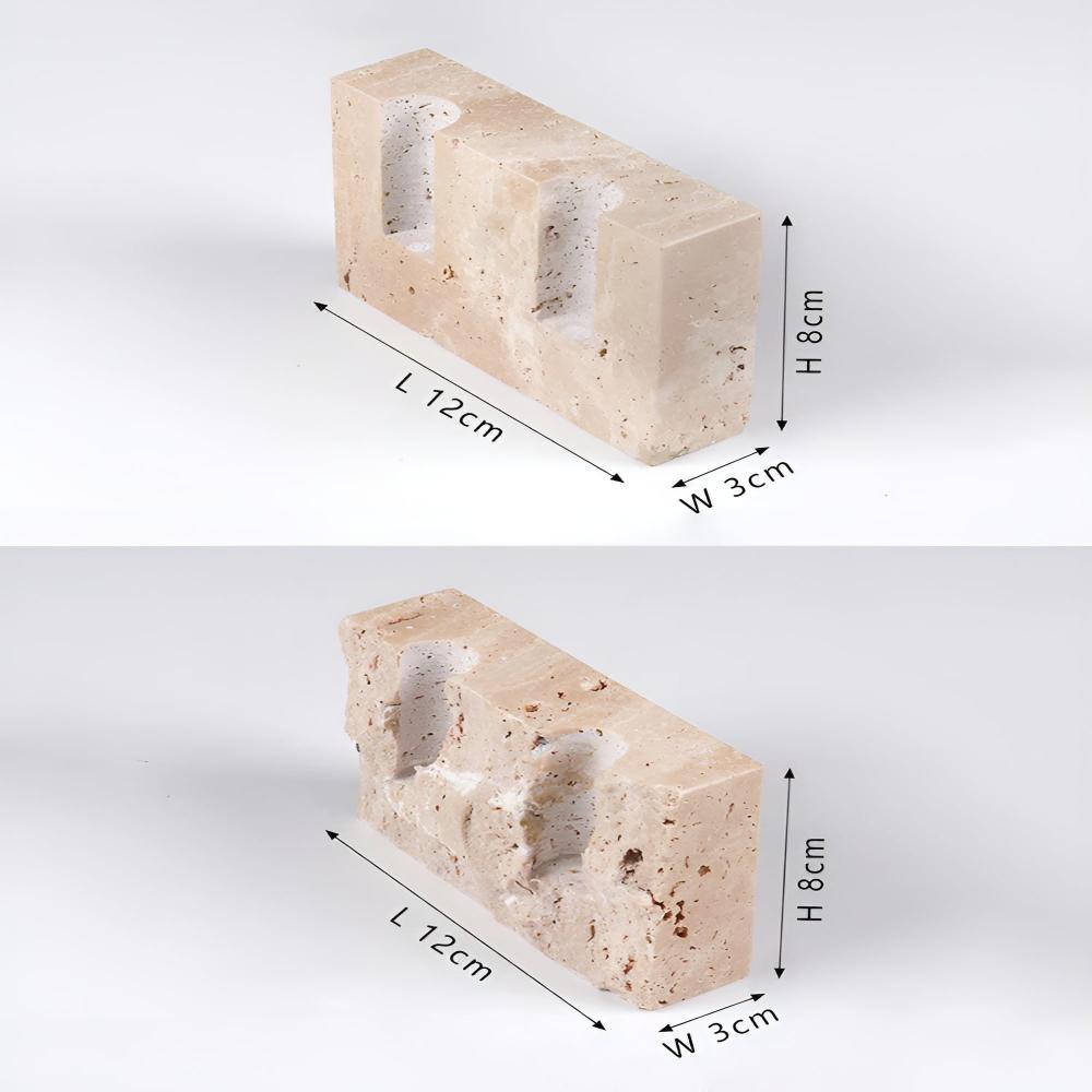 Stone Candle Stand Timeless Glow-Home Decor > Candle Holders-casanuva-casanuva