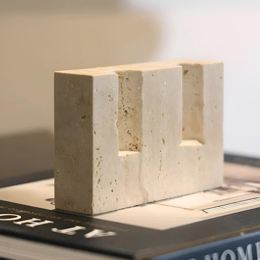 Stone Candle Stand Timeless Glow-Home Decor > Candle Holders-casanuva-casanuva