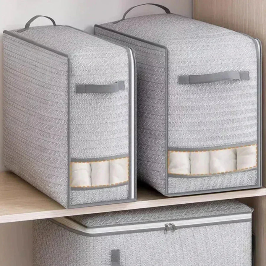 Storage Bag for Blankets and Seasonal Clothing in Luxe Design-Home Decor > Decorative Accessories-casanuva-casanuva