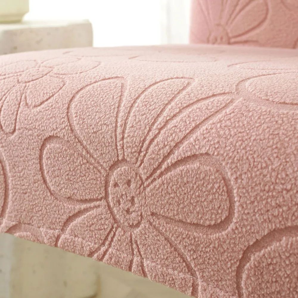 Stretch Dining Chair Cover Daisy Print-Covers & Textiles > Chair Covers-casanuva-casanuva