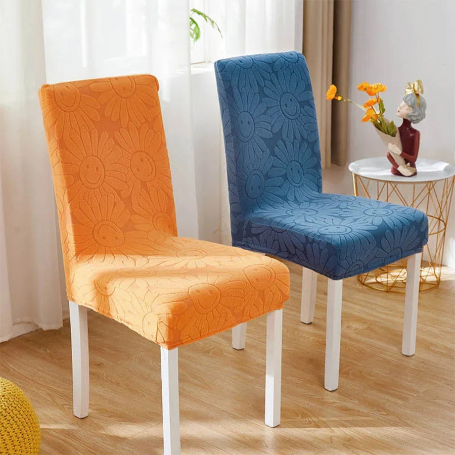 Stretch Flower Chair Cover-Covers & Textiles > Chair Covers-casanuva-casanuva
