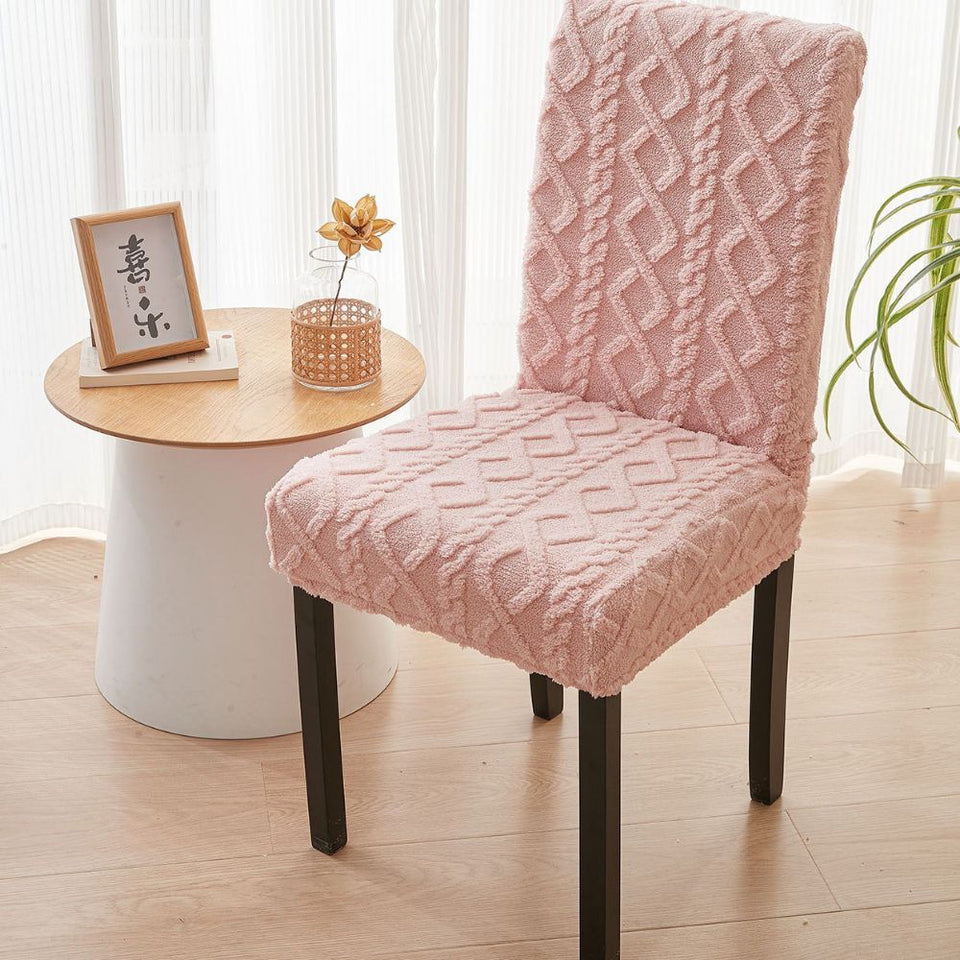 Stretch Jacquard Dining Chair Cover Washable-Covers & Textiles > Chair Covers-casanuva-casanuva