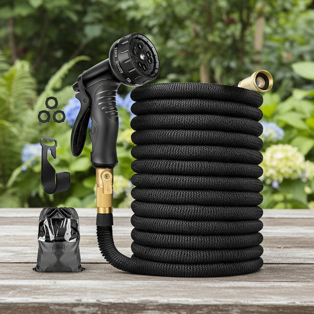 Stretchable Durable Garden Hose Kink-Free for Plants and Cleaning-Home Decor > Decorative Accessories-casanuva-50FT-casanuva