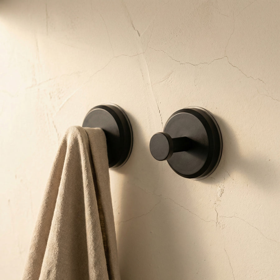Suction Wall Hooks No Drill 4 Pack Heavy Duty Adhesive-Bedding & Bath > Bathroom Accessories-casanuva-casanuva