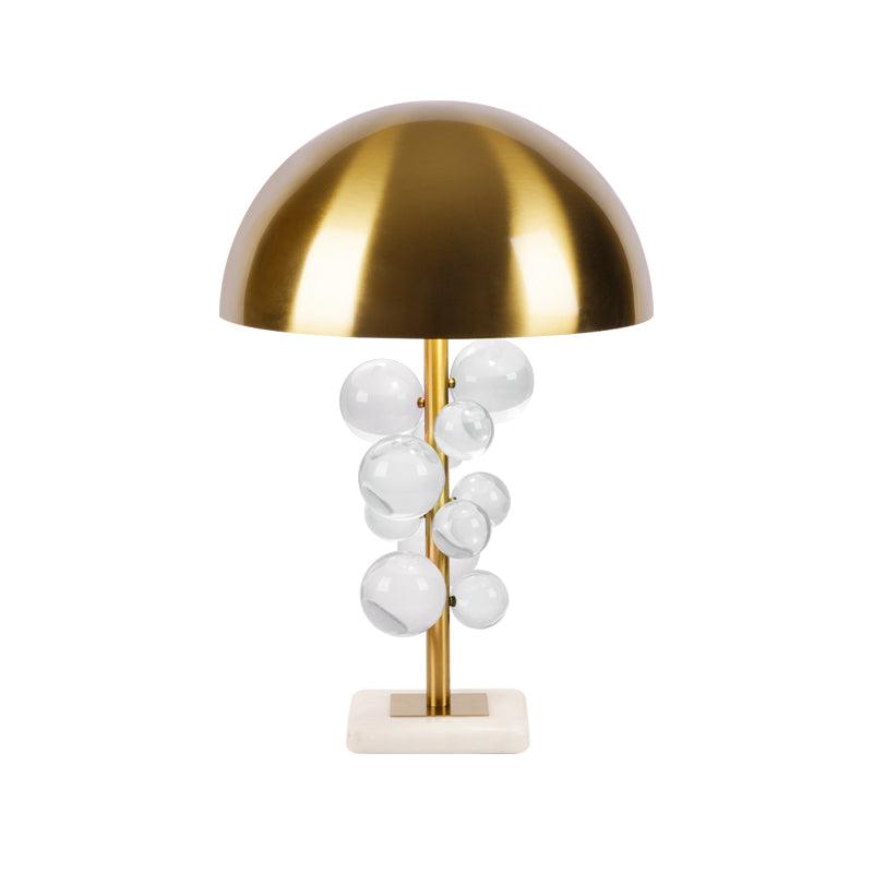 Table Lamp Globe Design-Lighting > Table Lamps-casanuva-32cmx53cm-Gold+Clear-US Plug-casanuva
