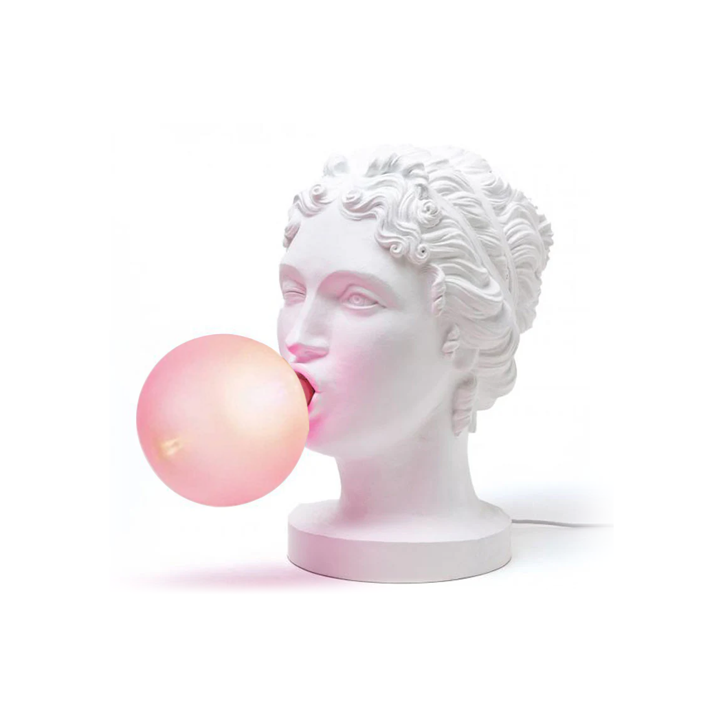 Table Lamp LED Modern Design-Lighting > Table Lamps-casanuva-Woman 9.8" x H 16.5"-White & Pink-US plug-casanuva