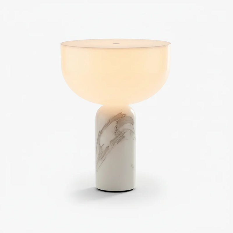 Table Lamp with Built-in Battery-Lighting > Table Lamps-casanuva-18cmx24cm-White-Touch-casanuva