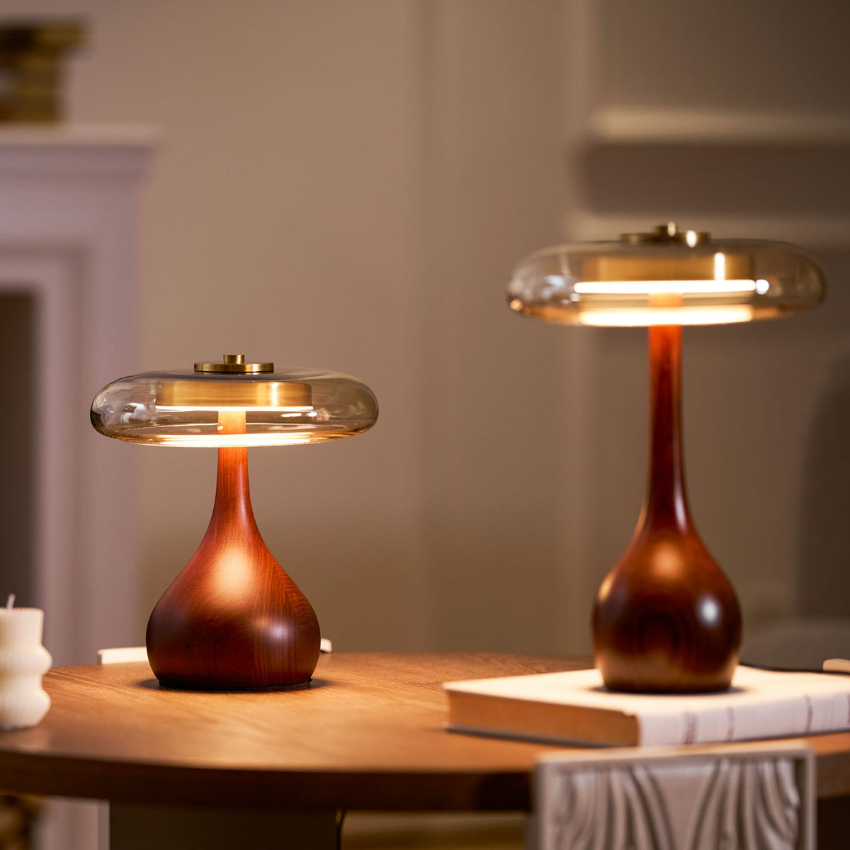 Table Lamp with Fabric Shade-Lighting > Table Lamps-casanuva-casanuva