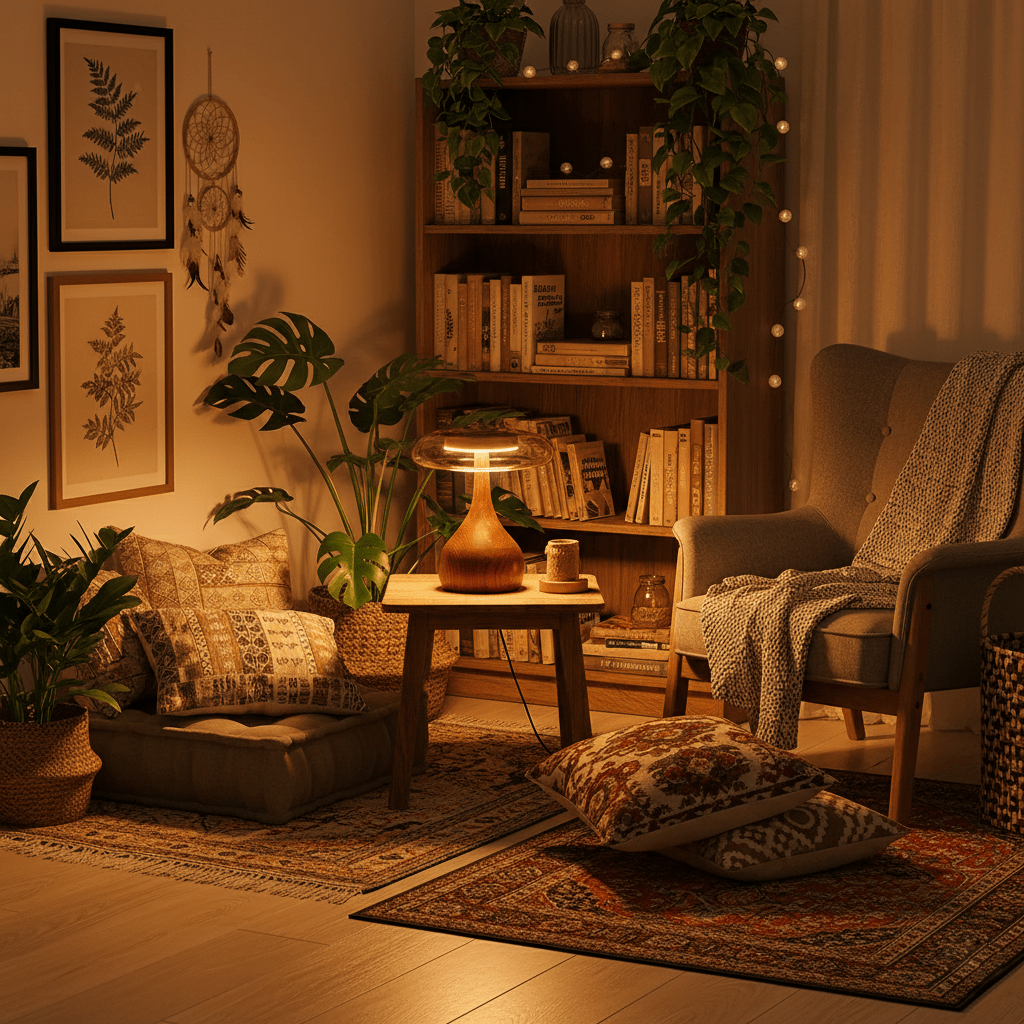 Table Lamp with Fabric Shade-Lighting > Table Lamps-casanuva-casanuva