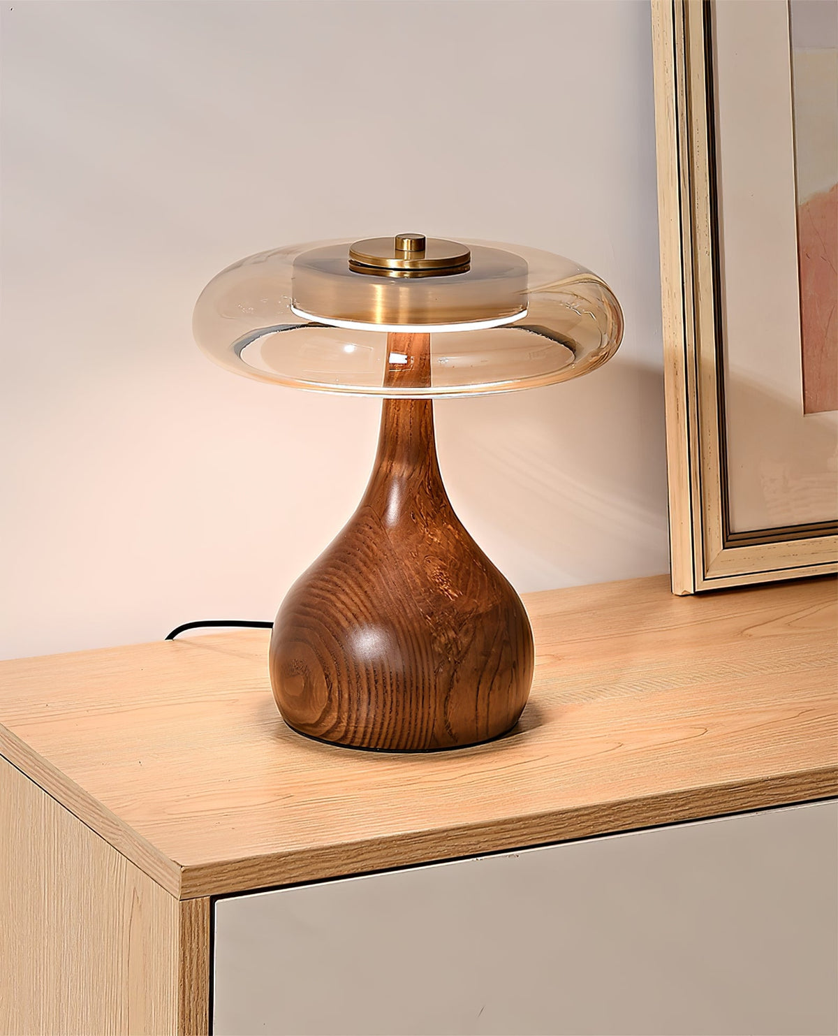 Table Lamp with Fabric Shade-Lighting > Table Lamps-casanuva-casanuva