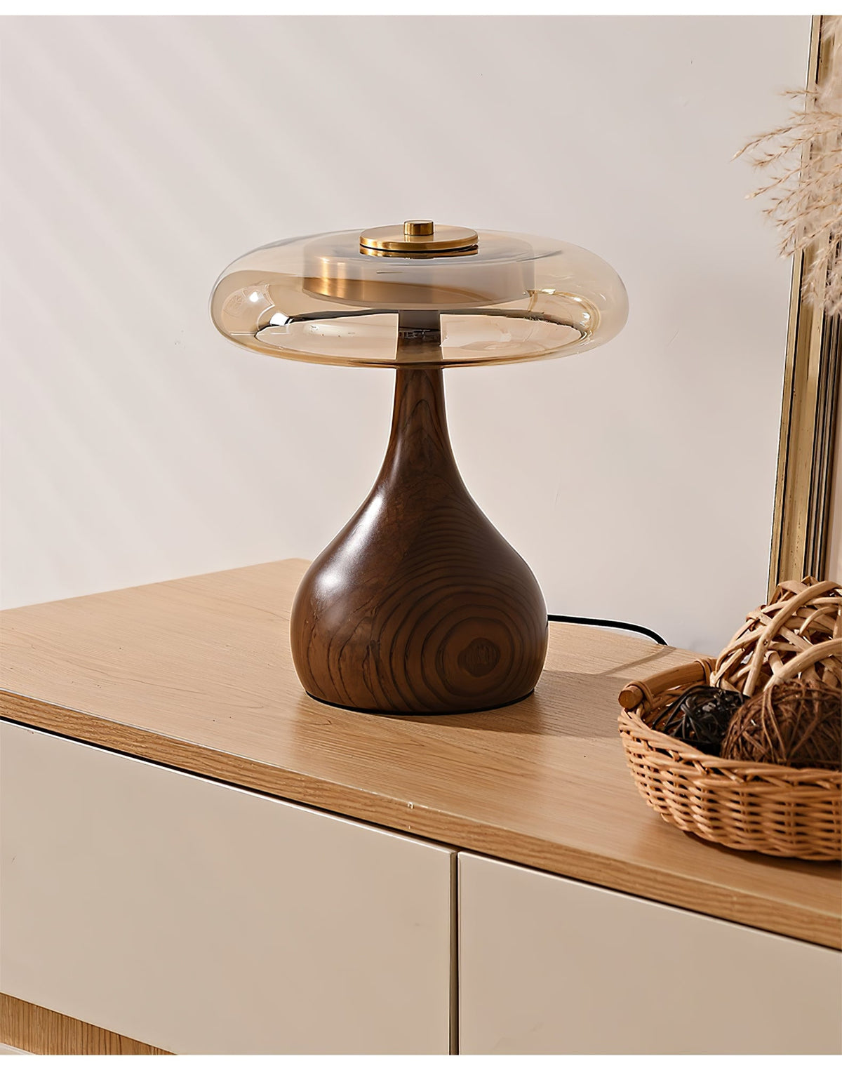 Table Lamp with Fabric Shade-Lighting > Table Lamps-casanuva-casanuva