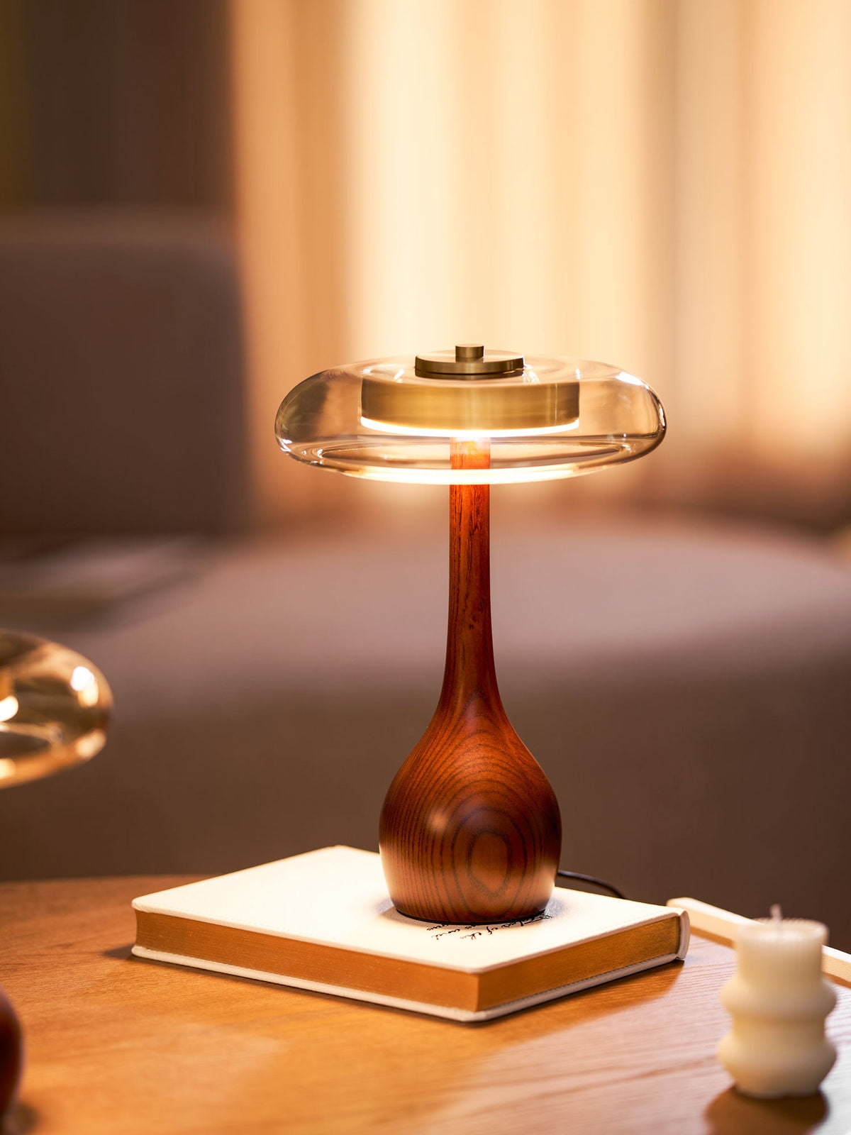 Table Lamp with Fabric Shade-Lighting > Table Lamps-casanuva-casanuva