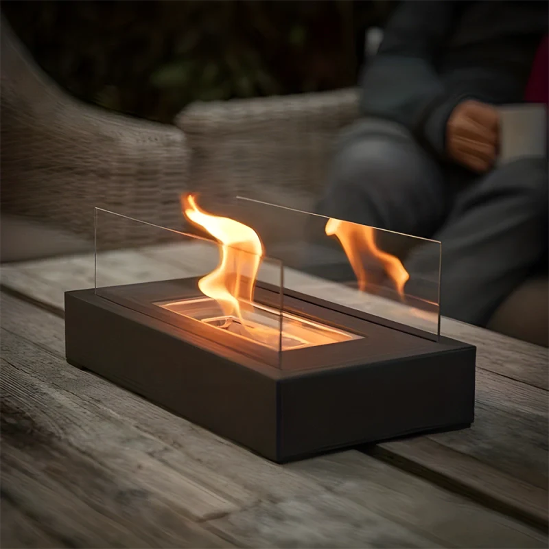 Tabletop Fireplace Everlasting Flame-Home Decor > Decorative Accessories-casanuva-casanuva