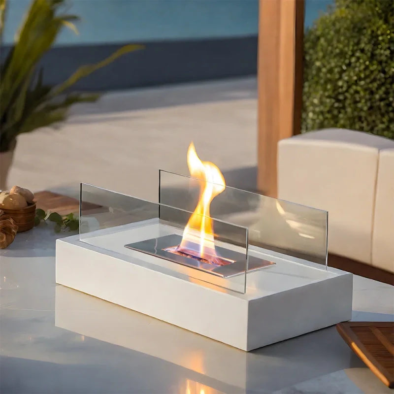 Tabletop Fireplace Everlasting Flame-Home Decor > Decorative Accessories-casanuva-casanuva