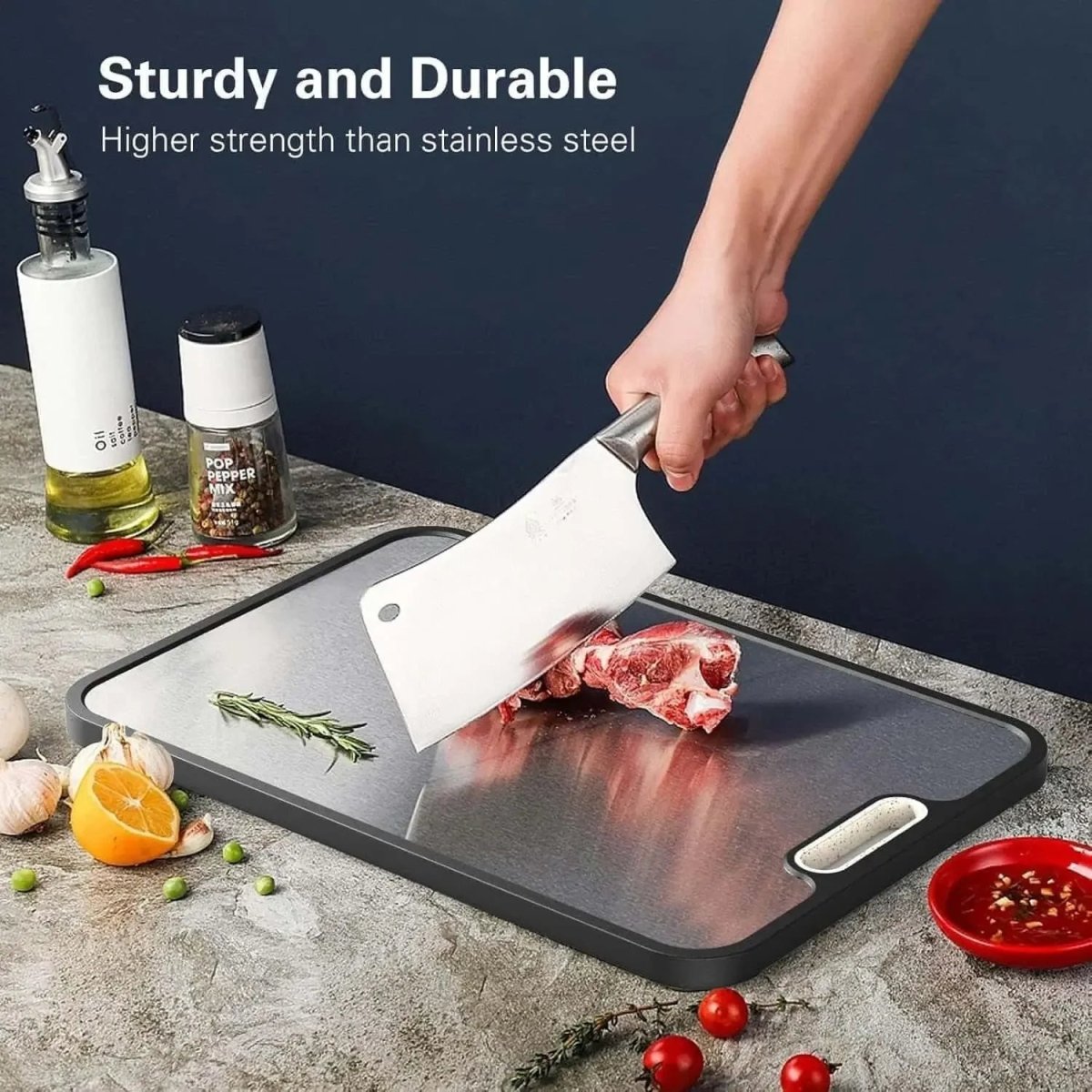 Titan Double-Sided Non-Slip Cutting Board-Kitchen & Dining > Cutting Boards-casanuva-casanuva