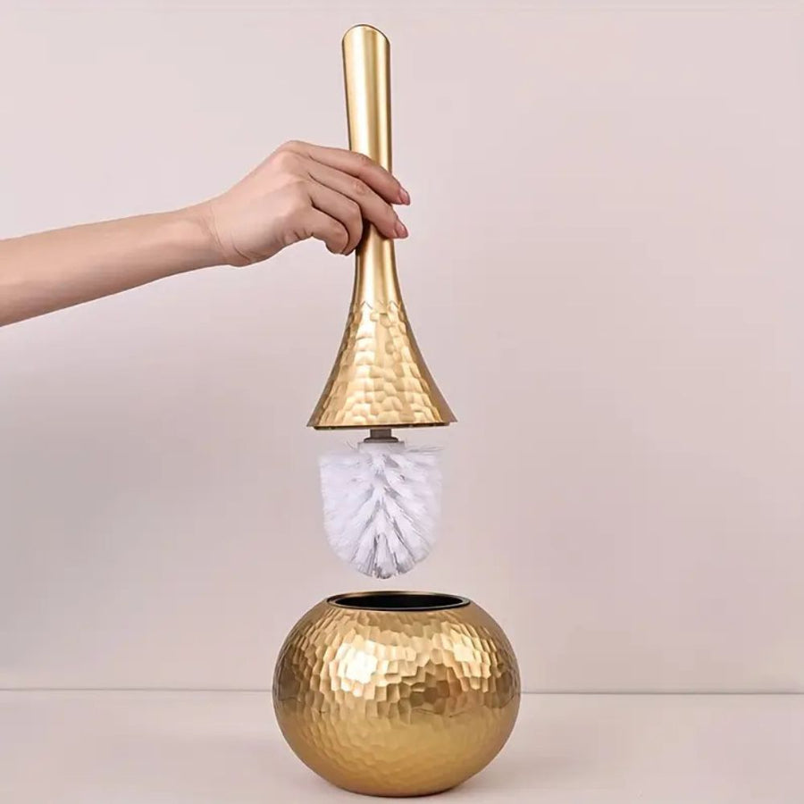 Toilet Brush Luxe Design Hygienic Cleaning Tool-Bedding & Bath > Bathroom Accessories-casanuva-casanuva