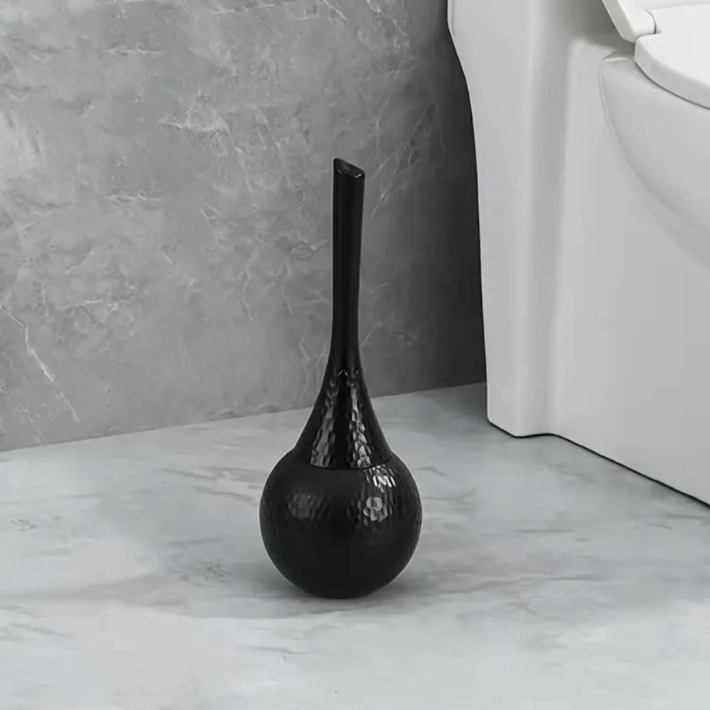 Toilet Brush Luxe Design Hygienic Cleaning Tool-Bedding & Bath > Bathroom Accessories-casanuva-Black Luxe-casanuva