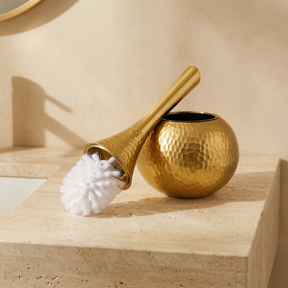 Toilet Brush Luxe Design Hygienic Cleaning Tool-Bedding & Bath > Bathroom Accessories-casanuva-casanuva