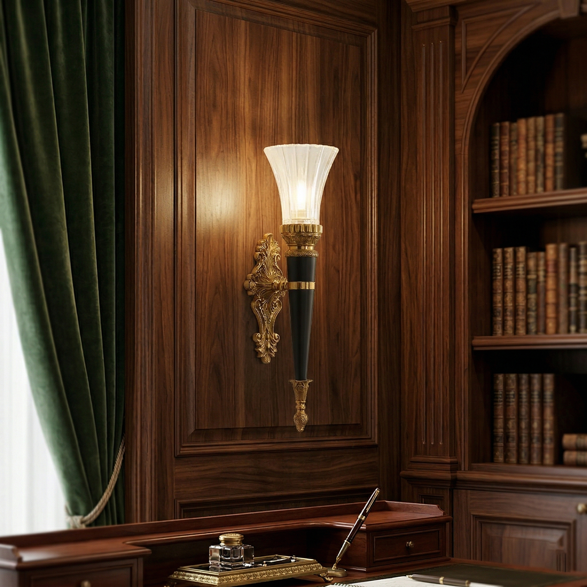 Torch Wall Lamp with Elegant Design-Lighting > Wall Lights-casanuva-casanuva