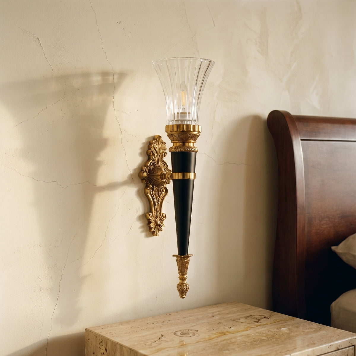 Torch Wall Lamp with Elegant Design-Lighting > Wall Lights-casanuva-casanuva