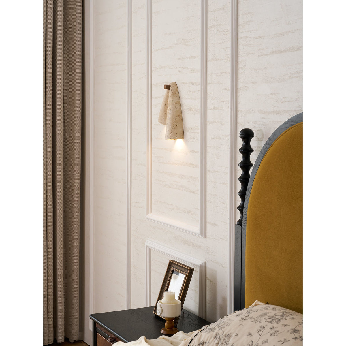 Travertine Wall Lamp-Lighting > Wall Lights-casanuva-casanuva