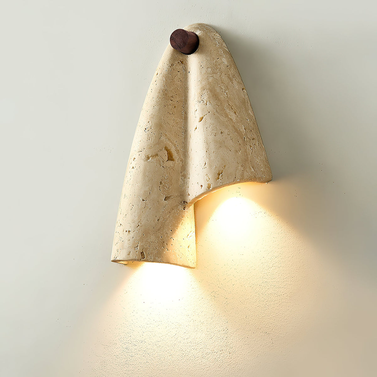 Travertine Wall Lamp-Lighting > Wall Lights-casanuva-casanuva