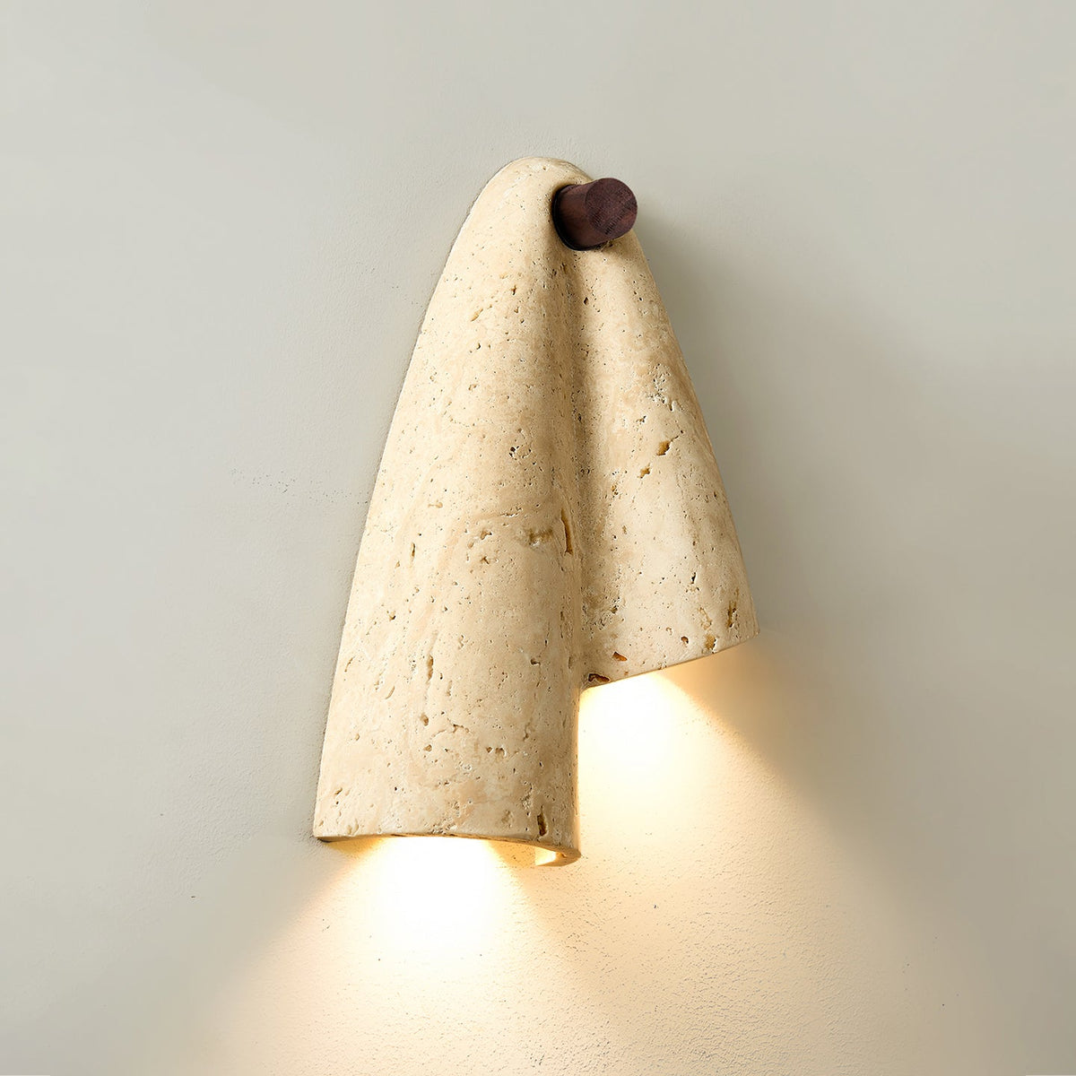 Travertine Wall Lamp-Lighting > Wall Lights-casanuva-casanuva