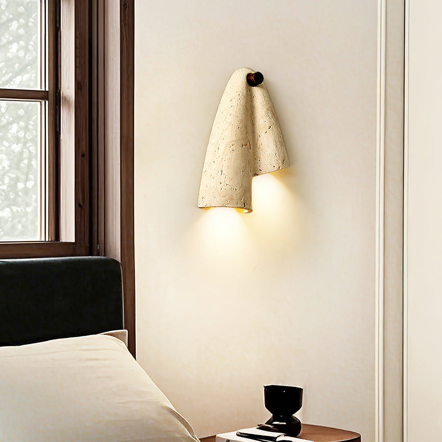Travertine Wall Lamp-Lighting > Wall Lights-casanuva-casanuva